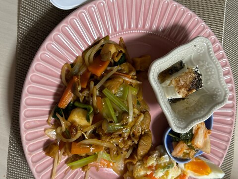 とんちゃん野菜炒め